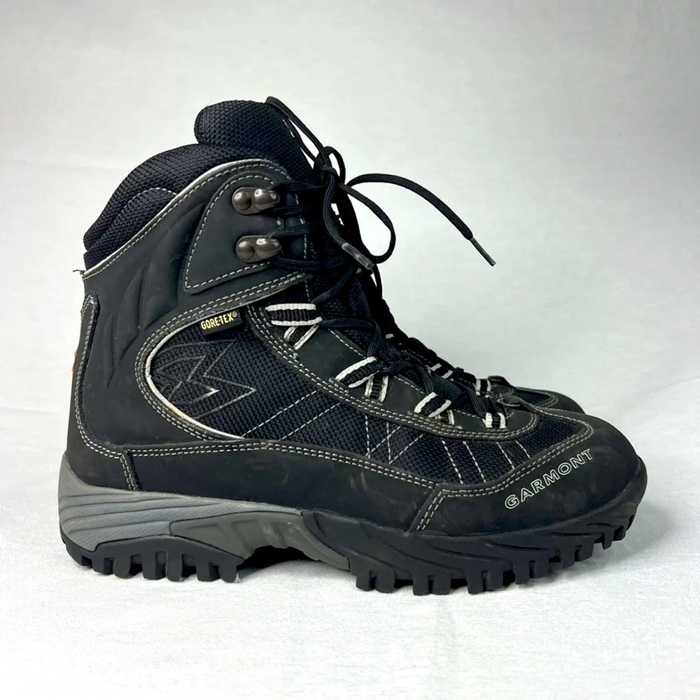 Garmont Boots Men’s 9 Momentum GTX Winter Black Fabric Insulated Gore-Tex